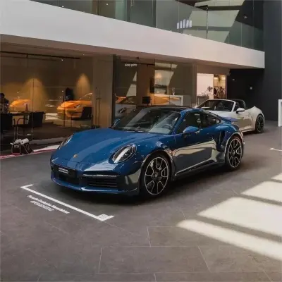 Gloss Petrol Blue Car Vinyl Wrap PET 02