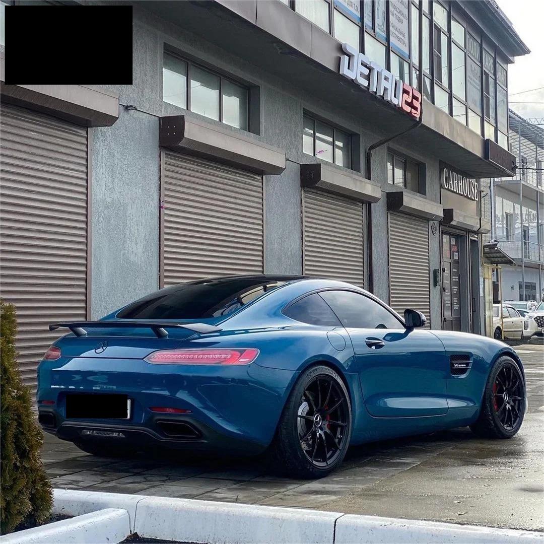 Gloss Petrol Blue Car Vinyl Wrap 