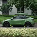 Gloss Racing Green Car Vinyl Wrap PET