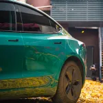 Gloss Storm Green Car Vinyl Wrap