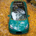 Gloss Storm Green Car Vinyl Wrap