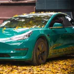 Gloss Storm Green Car Vinyl Wrap