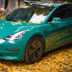 Gloss Storm Green Car Vinyl Wrap