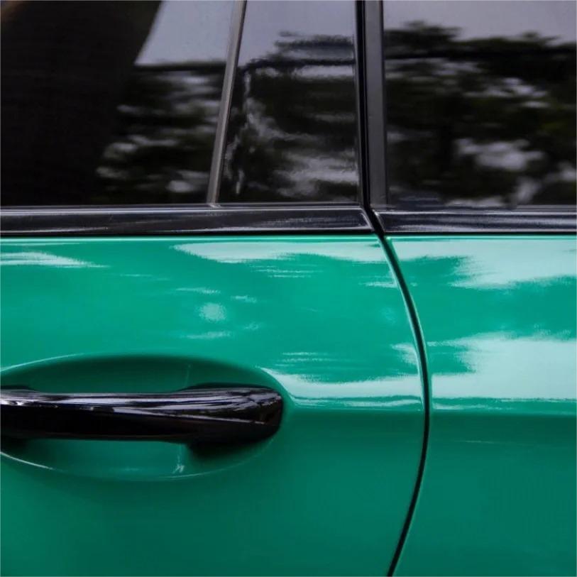 Gloss Vintage Green Car Vinyl Wrap