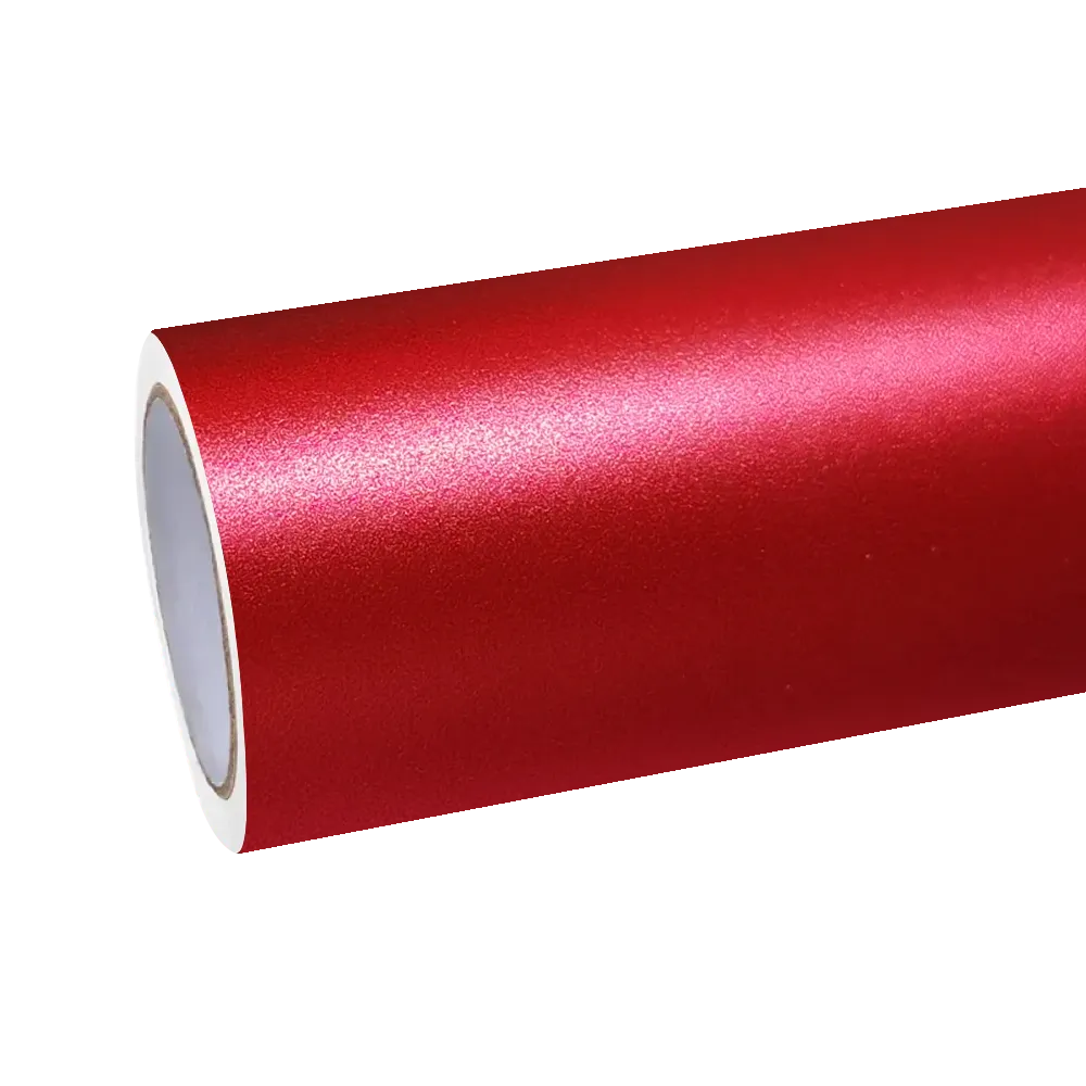 Matte Metallic Ceramics Red Car Vinyl Wrap