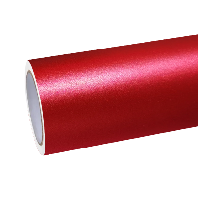 Matte Metallic Ceramics Red Car Vinyl Wrap 01