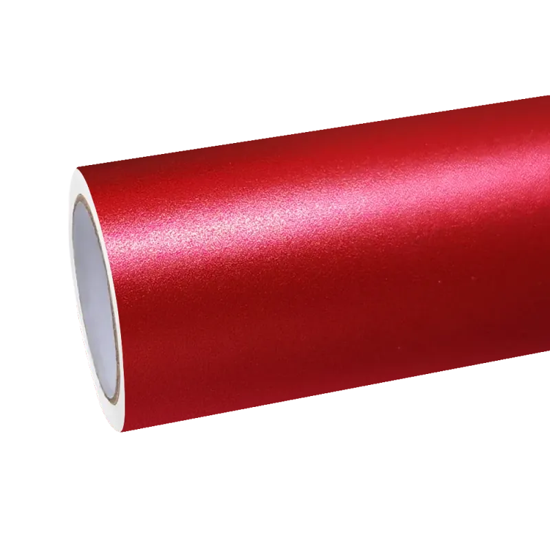 Matte Metallic Ceramics Red Car Vinyl Wrap