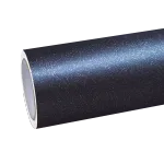 Matte Metallic Charcoal Black Car Vinyl Wrap