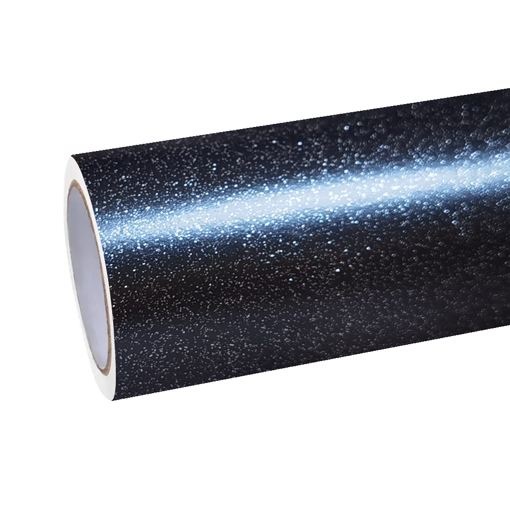 Matte Metallic Diamond Graphite Black Car Vinyl Wrap