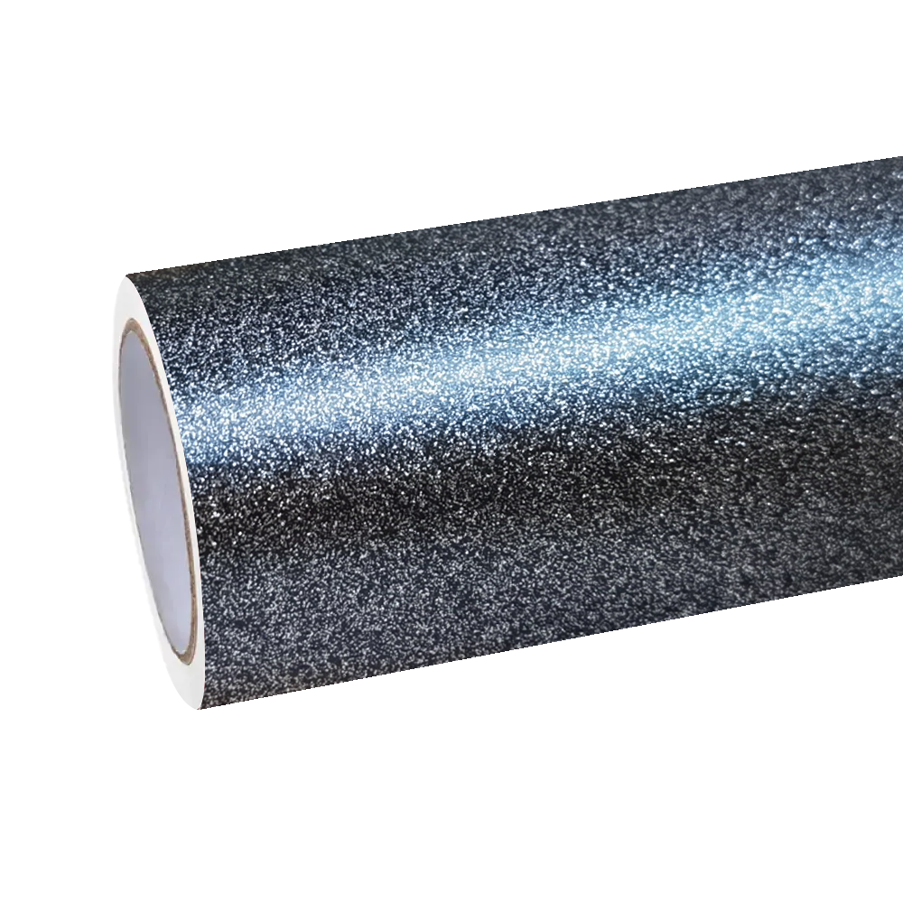 Matte Metallic Diamond Graphite Light Grey Car Vinyl Wrap