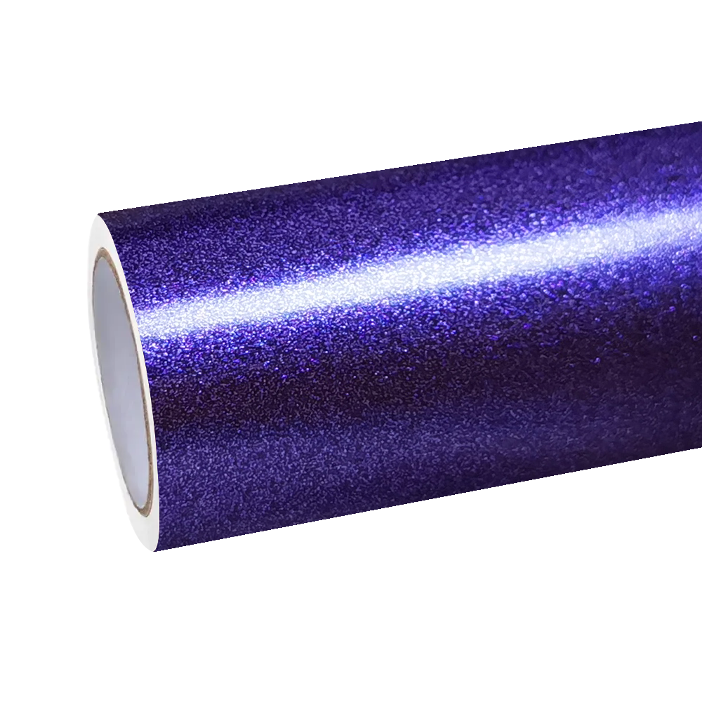 Matte Metallic Satin Chrome Purple Car Vinyl Wrap