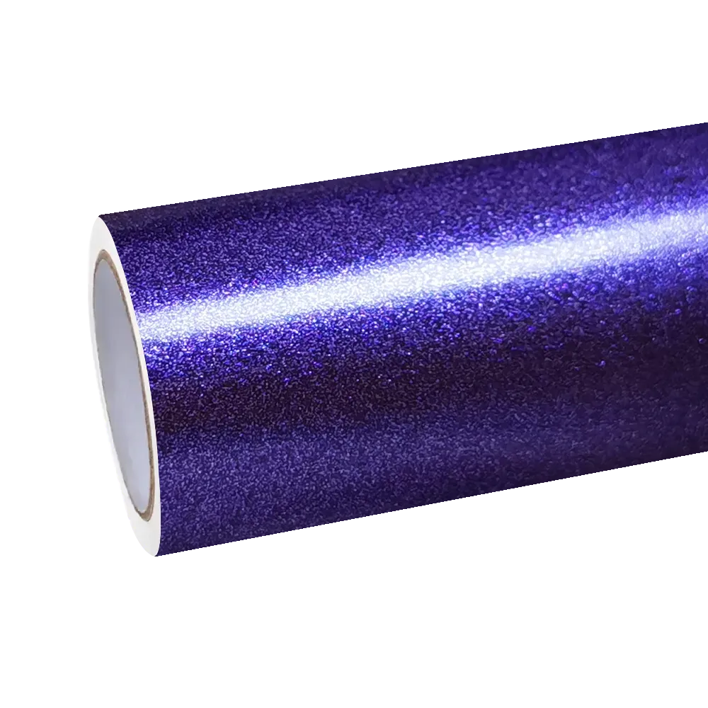 Matte Metallic Satin Chrome Purple Car Vinyl Wrap