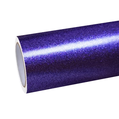 Matte Metallic Satin Chrome Purple Car Vinyl Wrap 01
