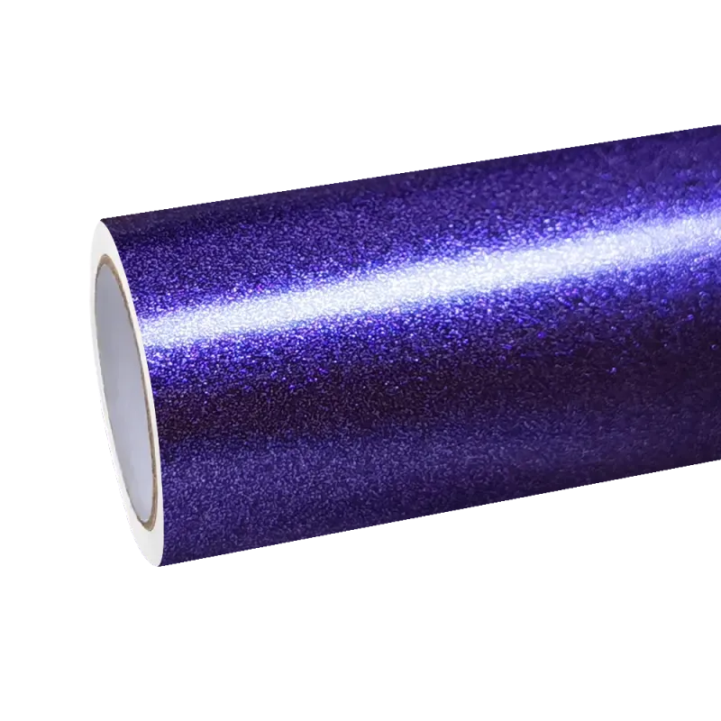 Matte Metallic Satin Chrome Purple Car Vinyl Wrap