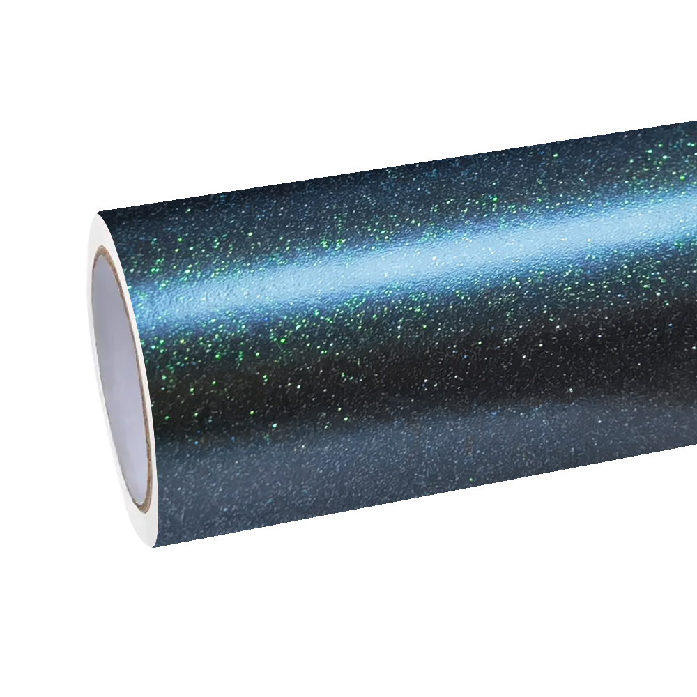 Matte Metallic Satin Diamond Midnight Green Car Vinyl Wrap