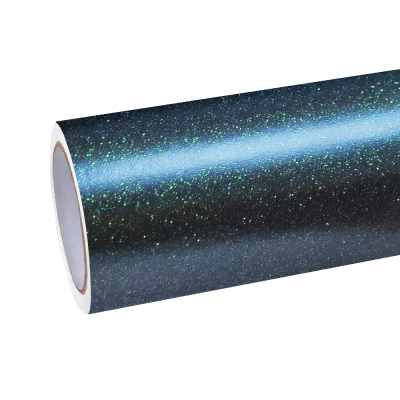 Matte Metallic Satin Diamond Midnight Green Car Vinyl Wrap 01