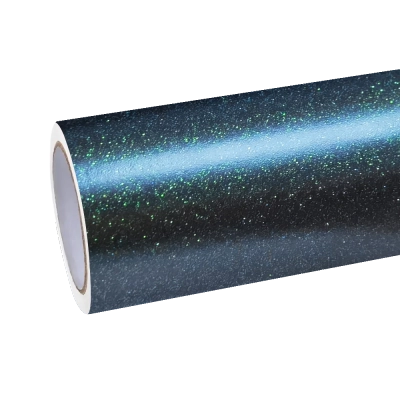 Matte Metallic Satin Diamond Midnight Green Car Vinyl Wrap 01