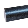 Matte Metallic Sparkle Glitter Black Car Vinyl Wrap