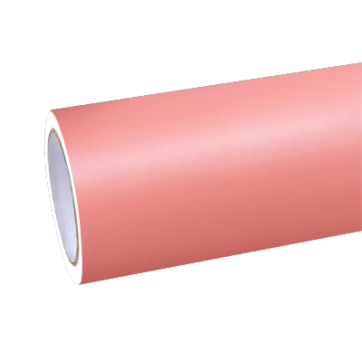 Matte Satin Salmon Pink Car Vinyl Wrap 01