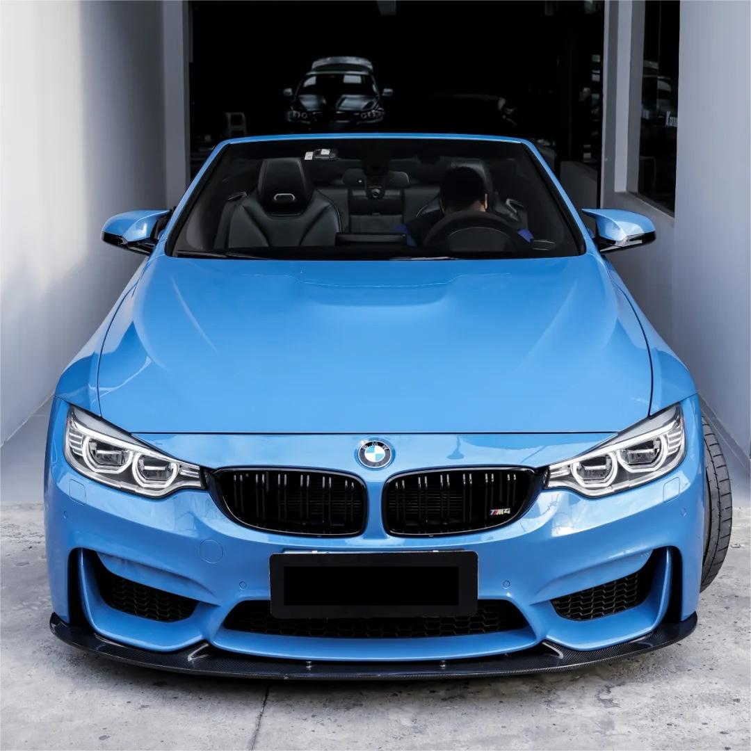 Gloss Marina Blue Car Viny Wrap Sale BMW M4 PET