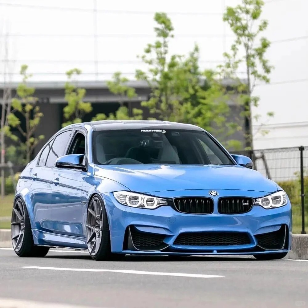 Gloss Marina Blue Car Viny Wrap Sale BMW M4 PET