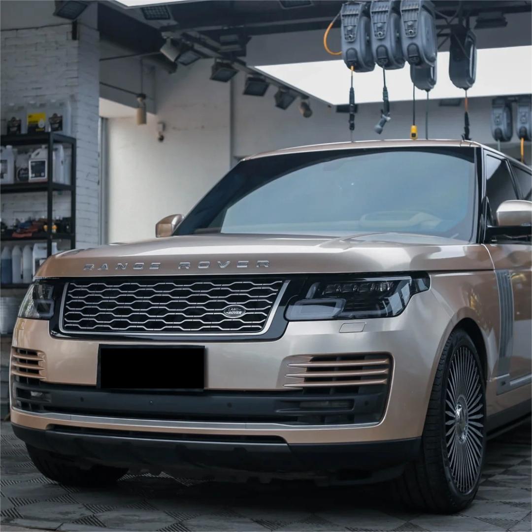 Gloss Metallic Champagne Gold Car Vinyl Wrap PET