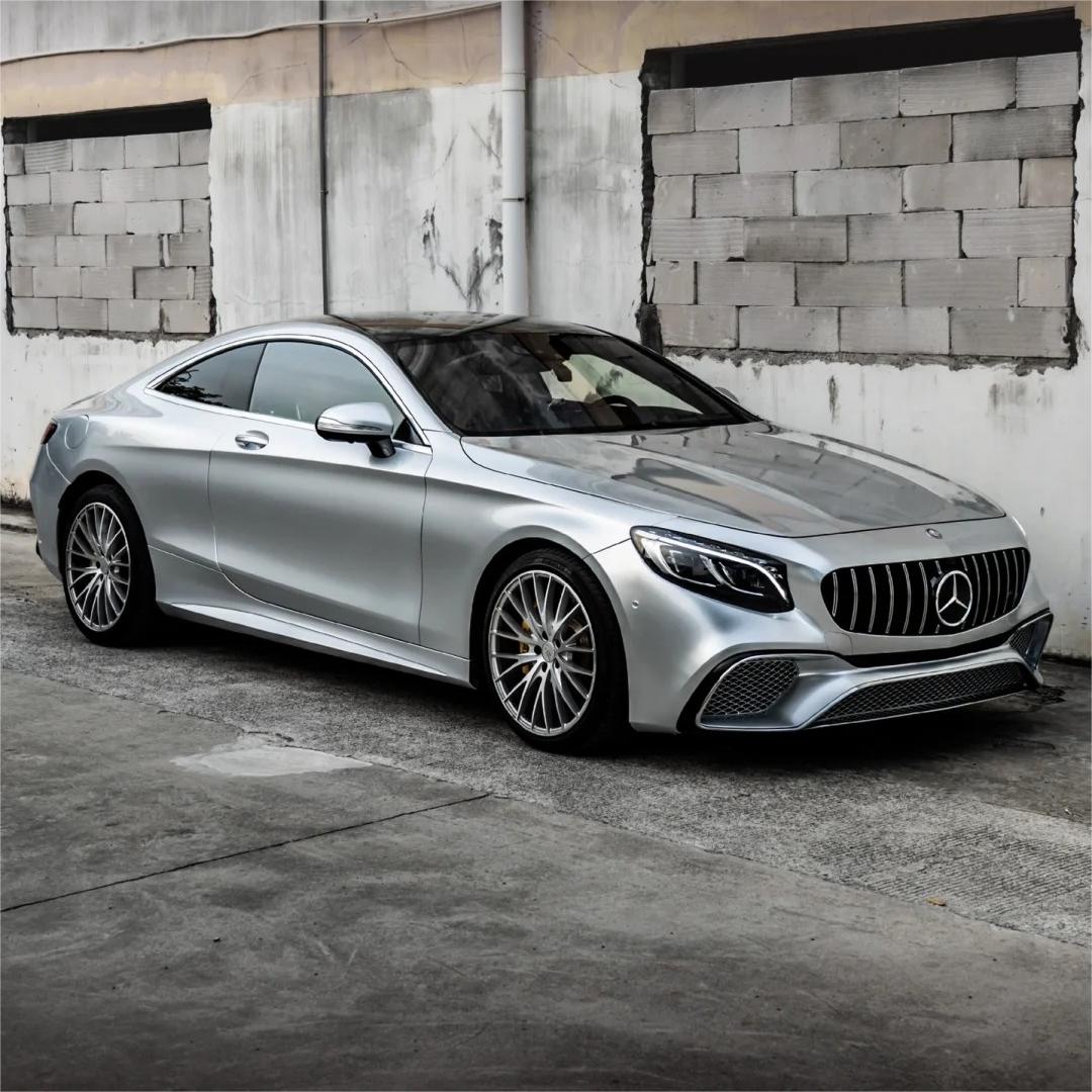 Gloss Metallic Metal Silver Car Vinyl Wrap