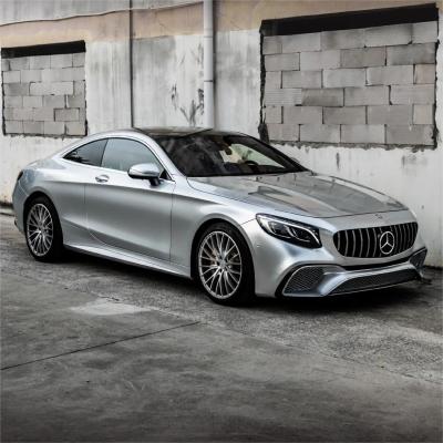 Gloss Metallic Metal Silver Car Vinyl Wrap 02