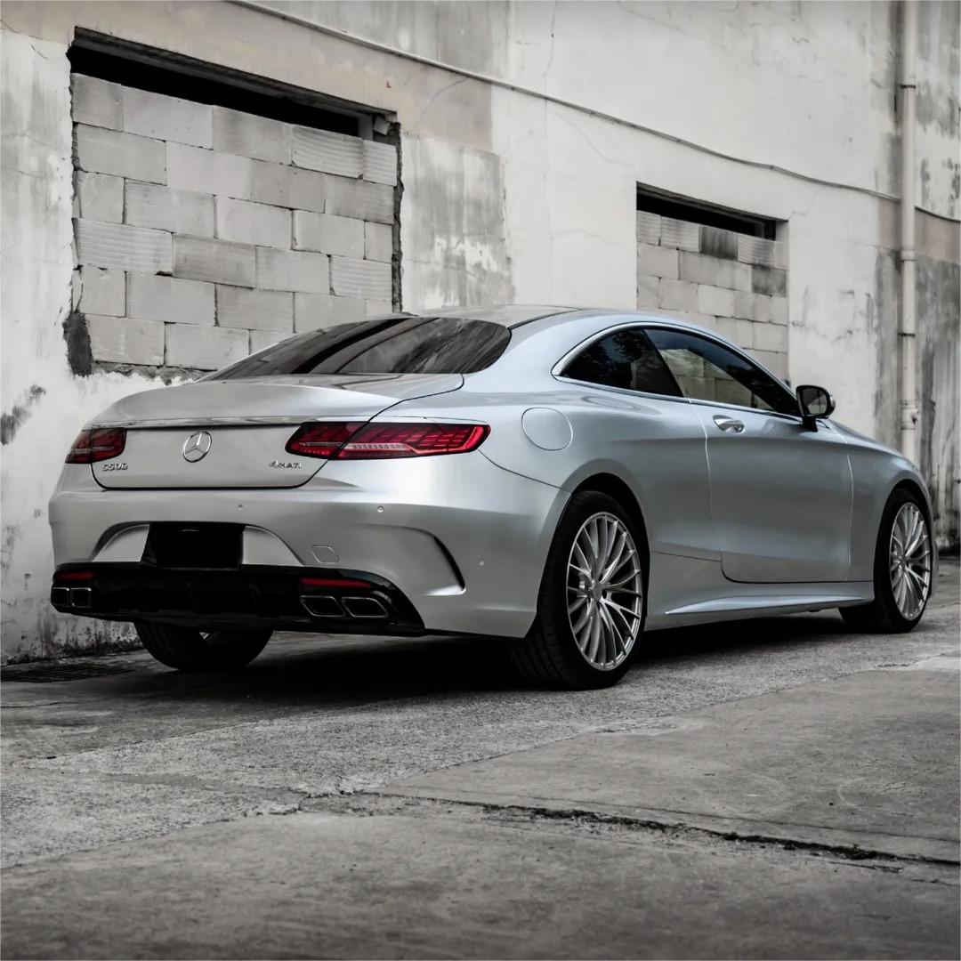 Gloss Metallic Metal Silver Car Vinyl Wrap