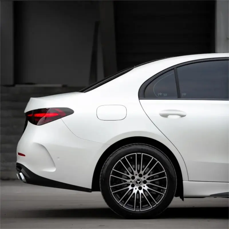 Matte Satin Pearl White Car Vinyl Wrap