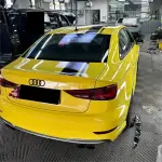 Gloss Light Sunflower Yellow Car Vinyl Wrap Sale