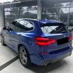 Gloss Metallic Galaxy Blue Car Vinyl Wrap PET