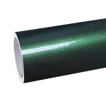 Glossy Paint Metalic Midnight Green Car Vinyl Wrap 