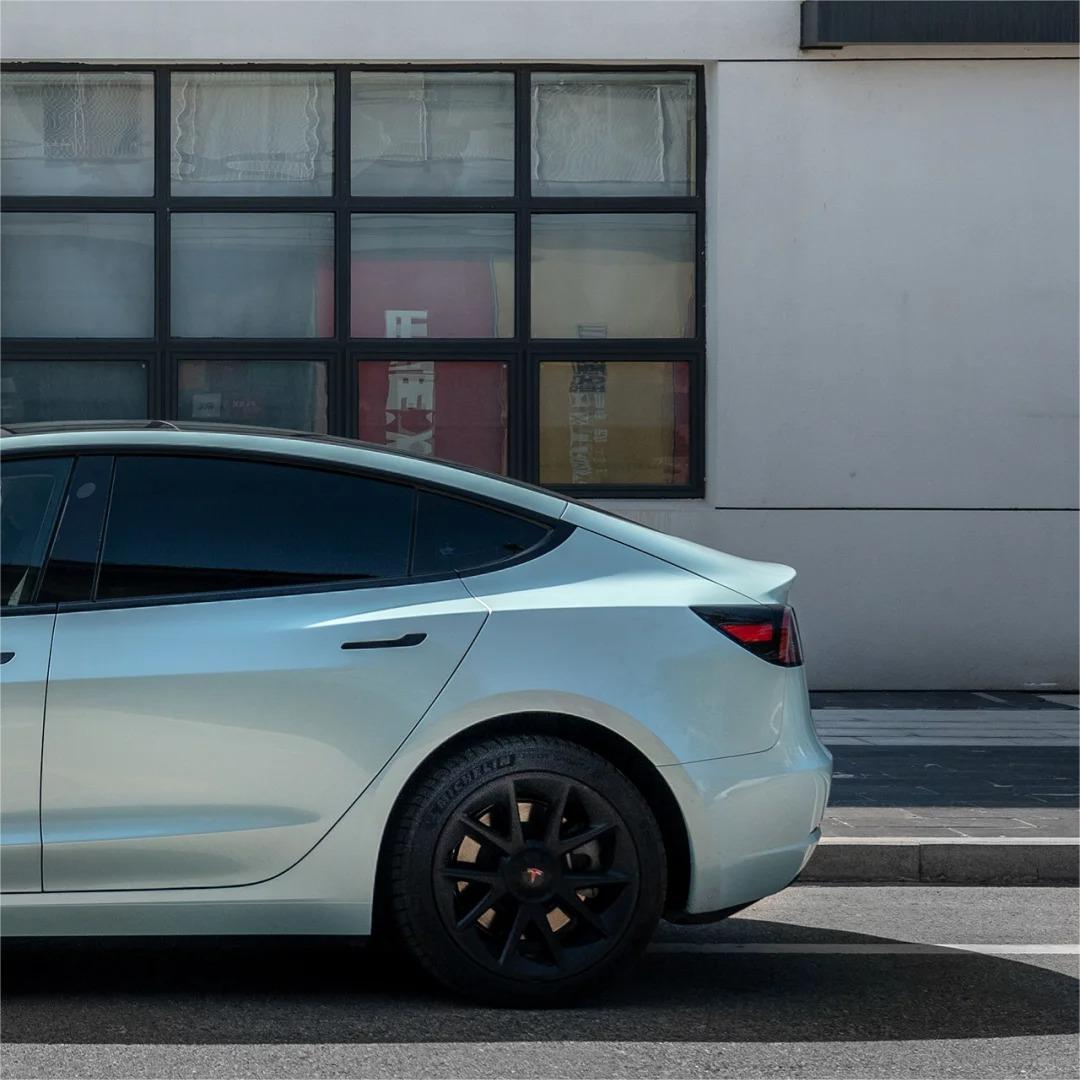 Gloss Metallic Jade Green Car Vinyl Wrap