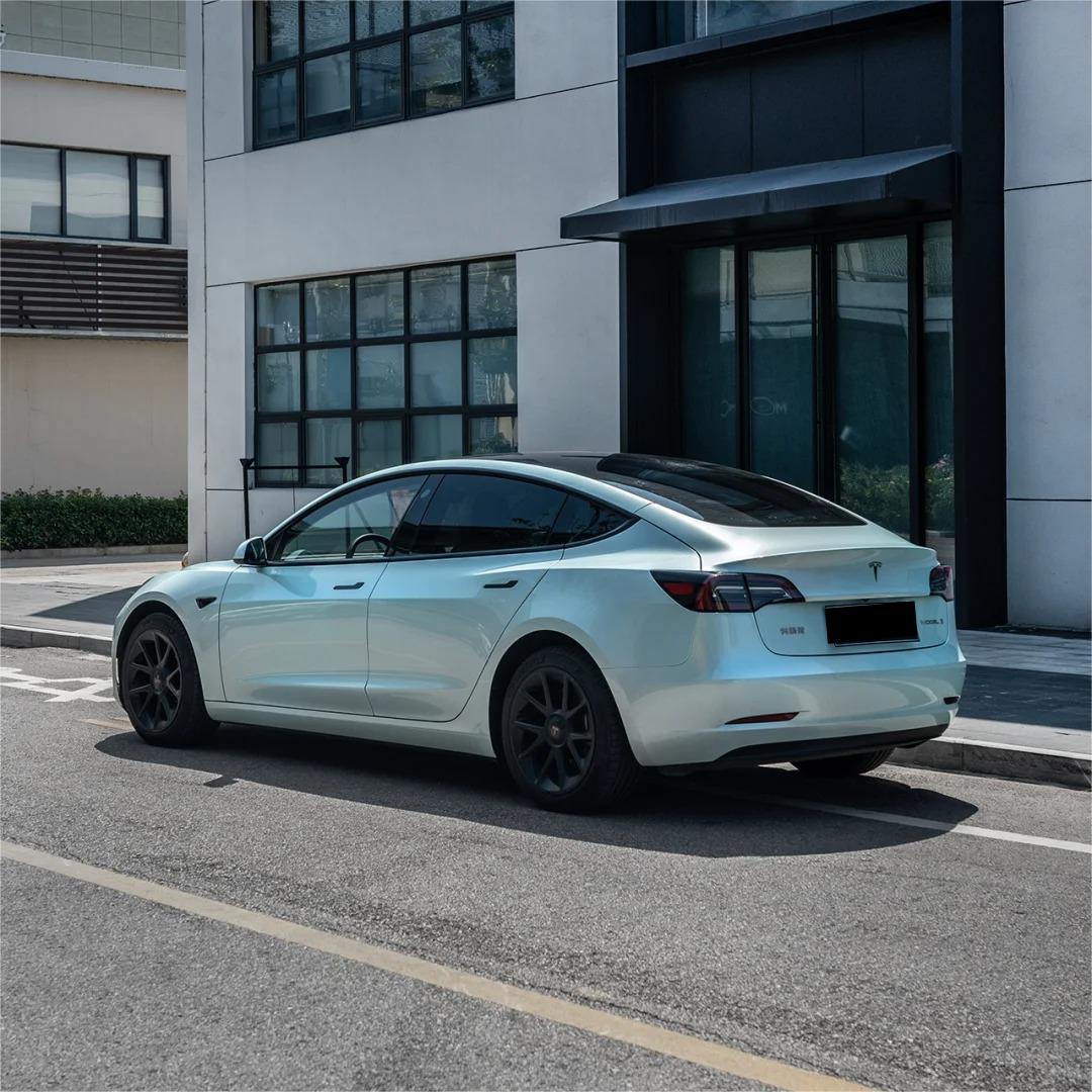 Gloss Metallic Jade Green Car Vinyl Wrap