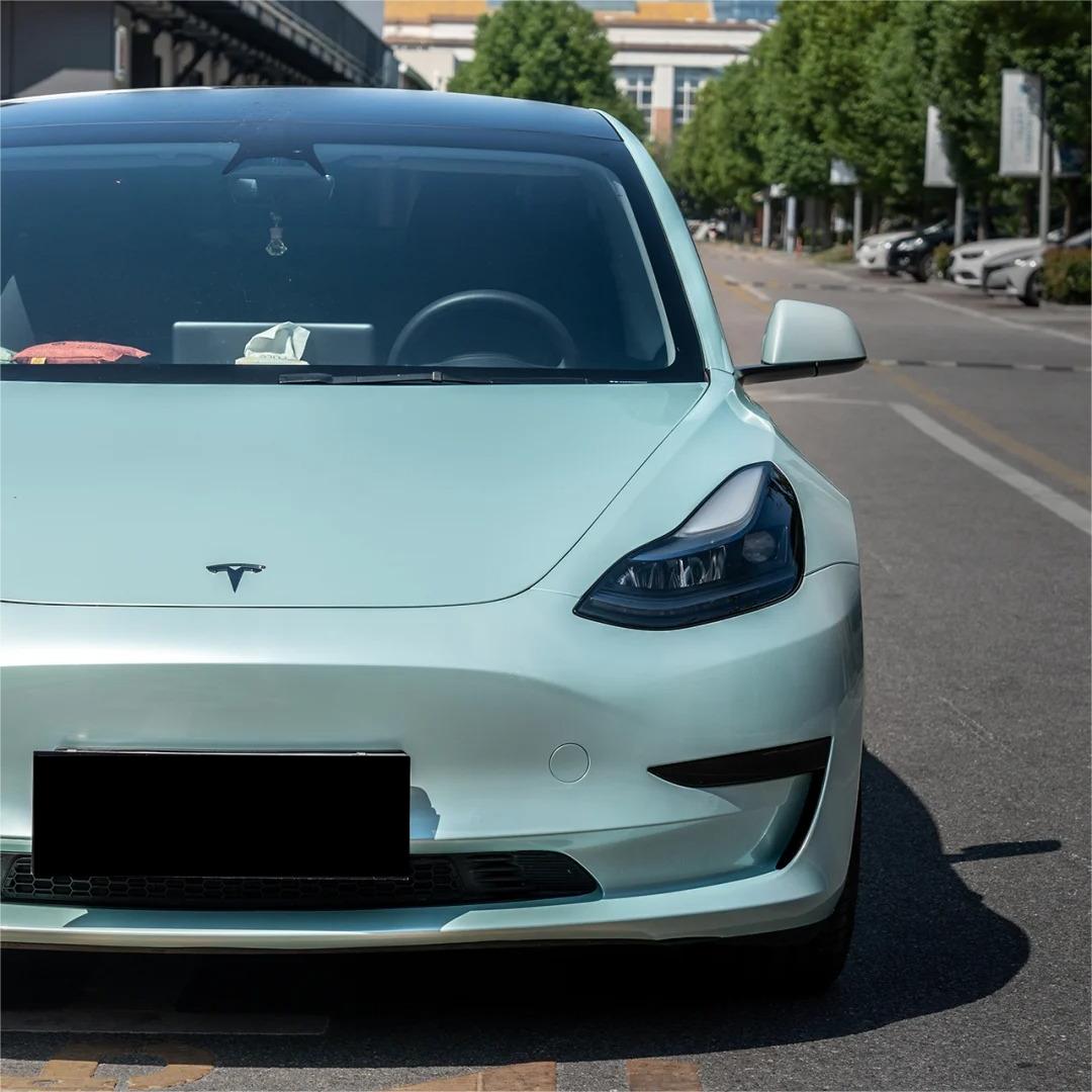 Gloss Metallic Jade Green Car Vinyl Wrap