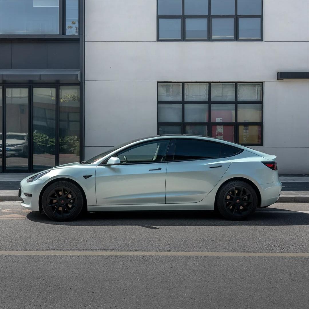 Gloss Metallic Jade Green Car Vinyl Wrap