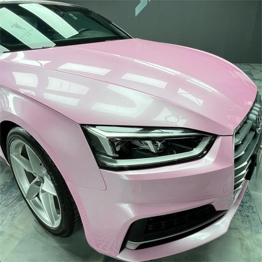 ぬごですが。 pink sprite sillk screen print 新品 Gloss Sakura Pink Car Wrap | Metallic Sakura Pink Vinyl