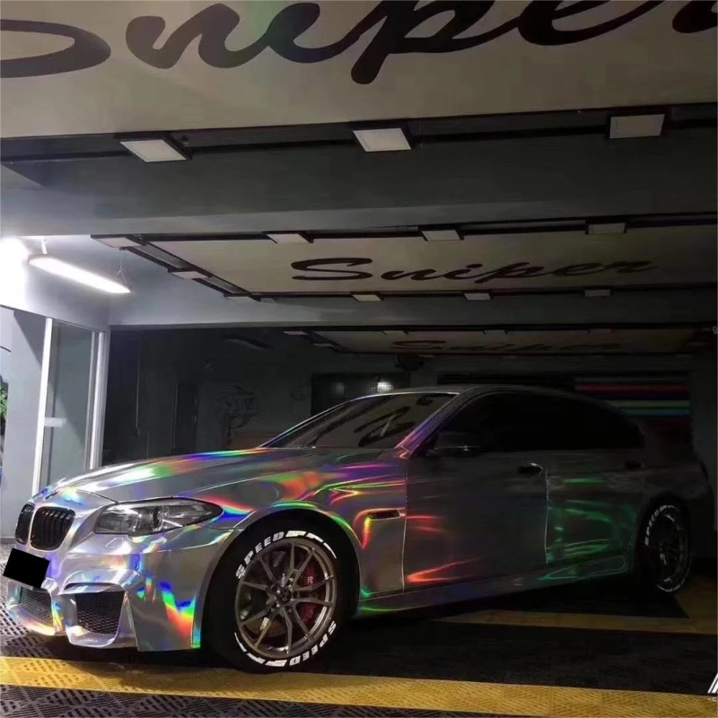 CL-LCF Chrome Rainbow Holographic Neo Laser 2D Carbon Fiber Vinyl Film - SINO VINYL