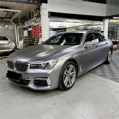 Matte Metallic Satin Brown Grey Car Vinyl Wrap 02