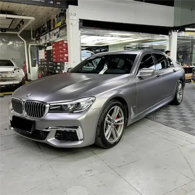 Matte Metallic Satin Brown Grey Car Vinyl Wrap 02