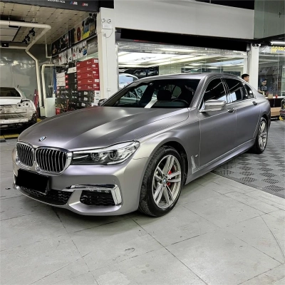 Matte Metallic Satin Brown Grey Car Vinyl Wrap 02