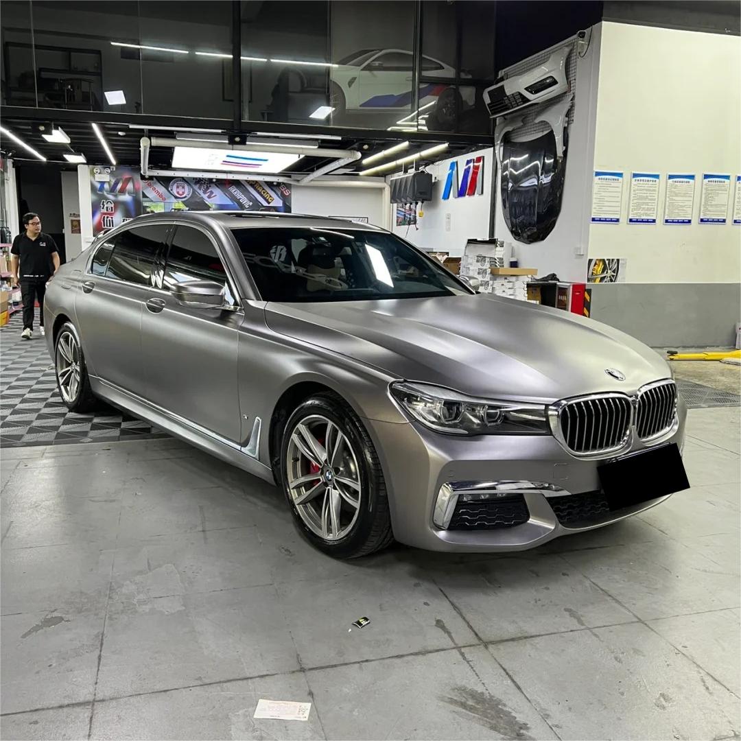 Matte Metallic Satin Brown Grey Car Vinyl Wrap