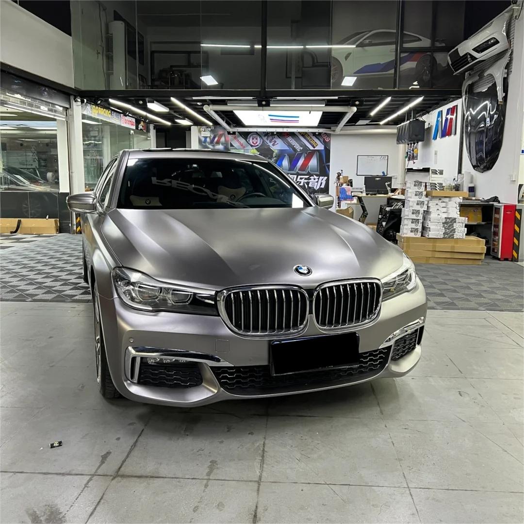 Matte Metallic Satin Brown Grey Car Vinyl Wrap