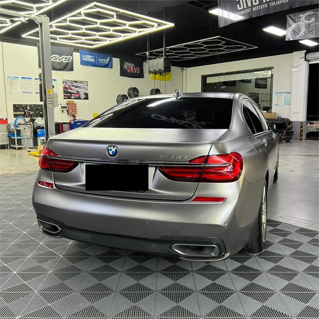 Matte Metallic Satin Brown Grey Car Vinyl Wrap