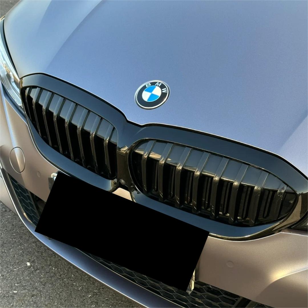 Matte Metallic Satin Carbon Grey Car Vinyl Wrap