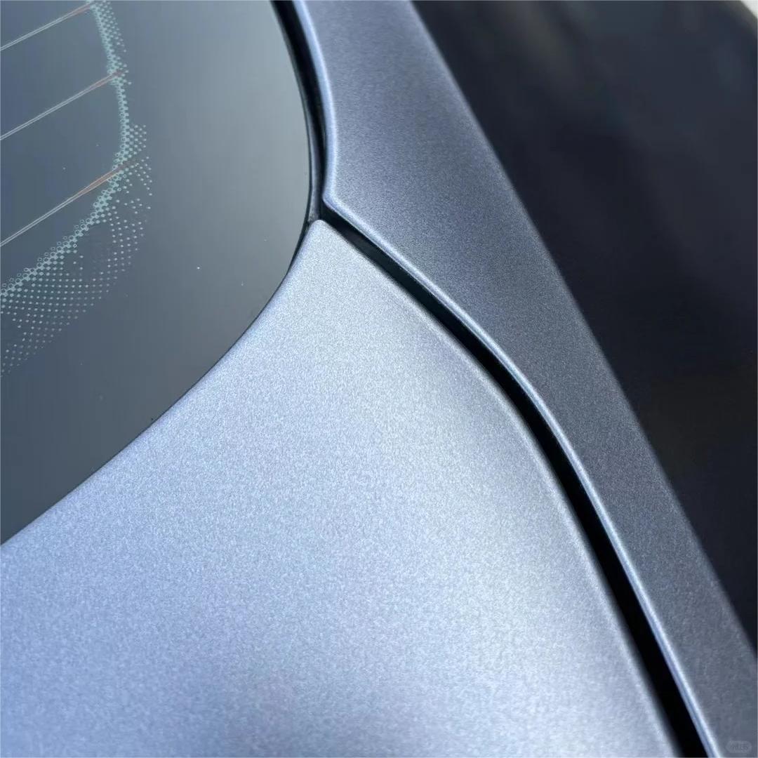 Matte Metallic Satin Deep Grey Car Vinyl Wrap