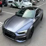 Matte Metallic Satin Deep Grey Car Vinyl Wrap