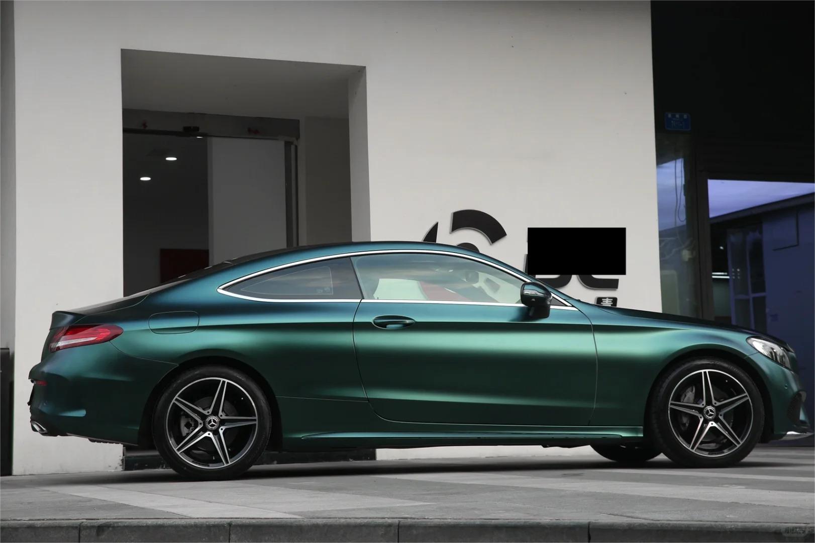 Matte Metallic Satin Emerald Green Car Vinyl Wrap