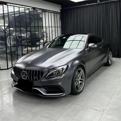 Matte Metallic Satin Mountain Grey Car Vinyl Wrap PET 02